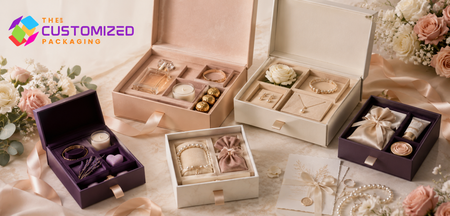Inserts for Custom Wedding Gift Boxes